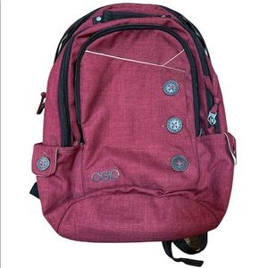 OGIO Soho laptop backpack with cute buttons